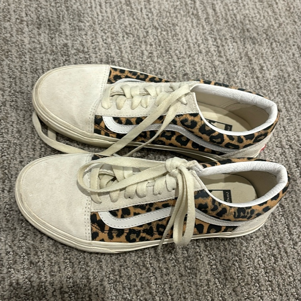Cheetah print vans